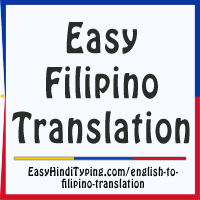 Tranlate tagalog to english